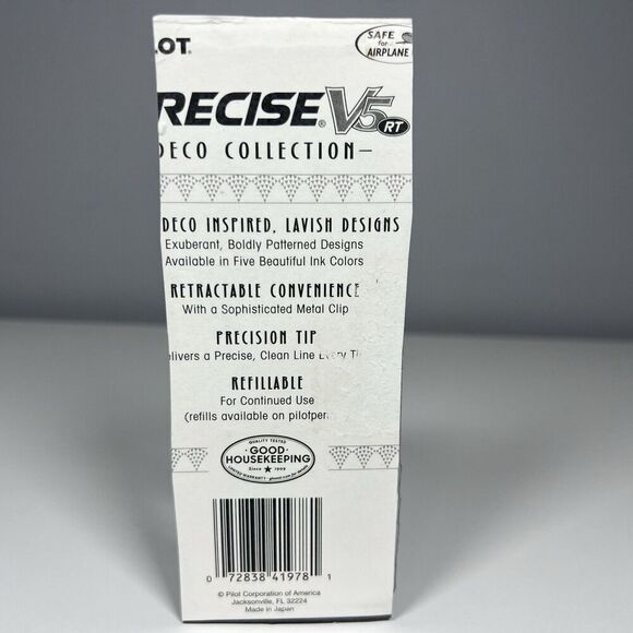 Made In Japan Pilot Precise V5 Premium Roller Pen X-Fine 4 Pk Retractable Deco - Picture 3 of 4